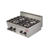 Mașină de gătit, GPL sau gaz, de banc, 4 arzătoare, Linia 700, Arisco